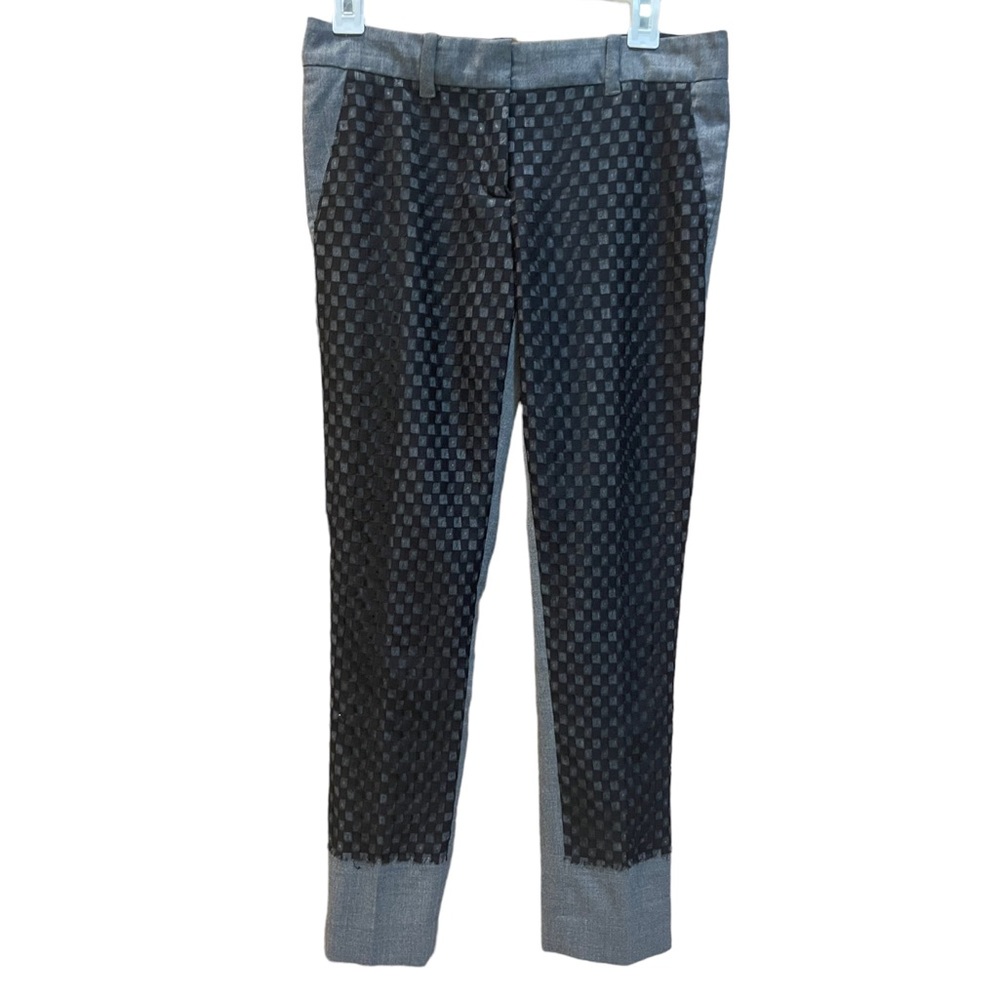 A.L.C Italian Wool Monogram Dress Pant